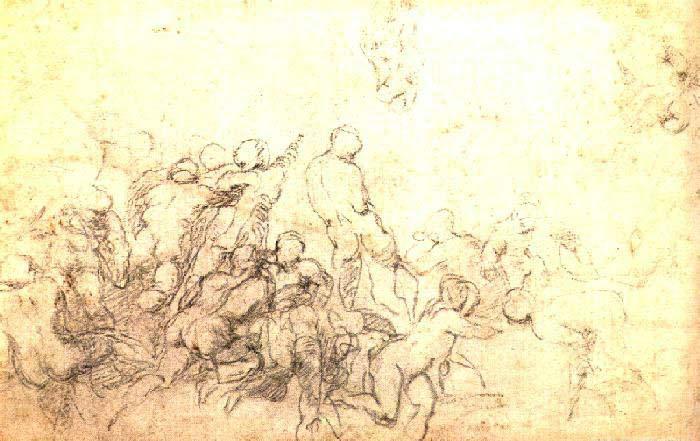 Michelangelo Buonarroti Study for the Battle of Cascina oil painting picture